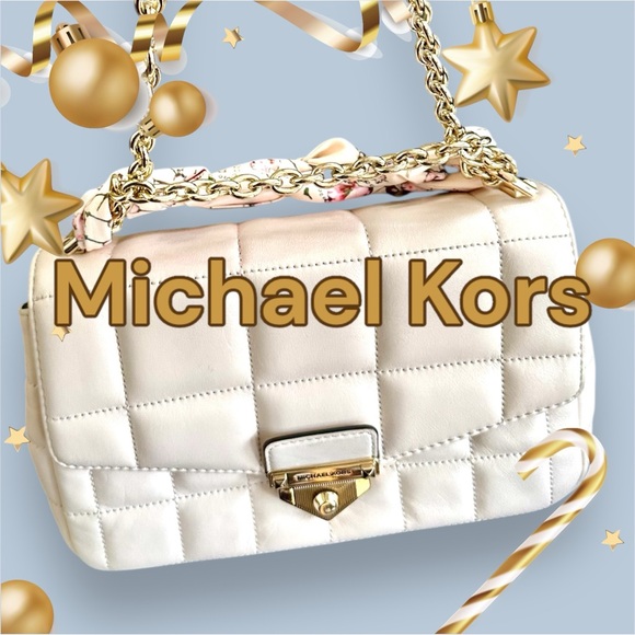 Michael Kors Quilted Chain Shoulder Bag Elegant Great Buy - Picture 1 of 16